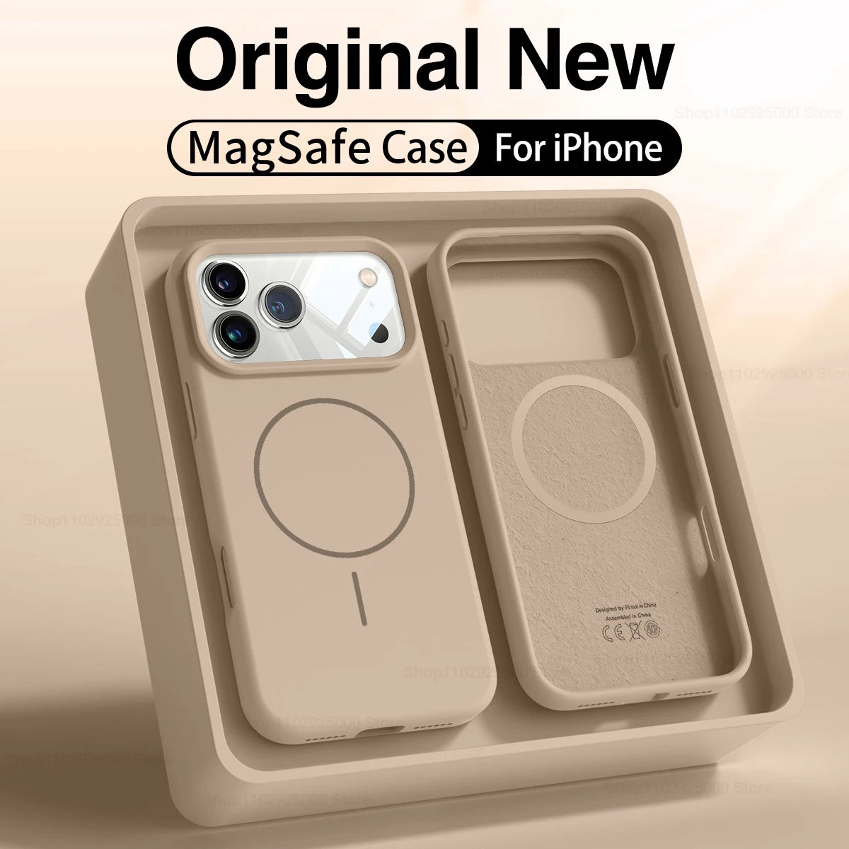 Magnetic Original Liquid Silicone Case For iPhone 12 13 14 15 16 17 Pro Max For Magsafe Cases For iPhone 17 Air Phone Back Cover