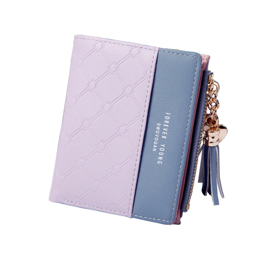 Fashionable Japanese & Korean Small Buckle Wallet for Women
