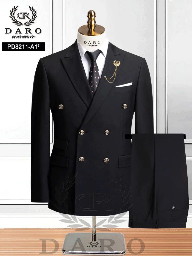 R&z - Slim Fit Formal Business Work Wear Suits 2Pcs Set (Jacket+Pants)