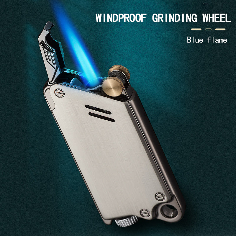 Metal Blue Flame Butane Lighter