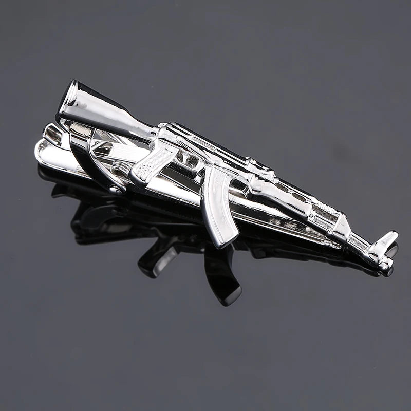 R&z - tie clips aircraft ships machine guns model clips business suits shirts accessories
