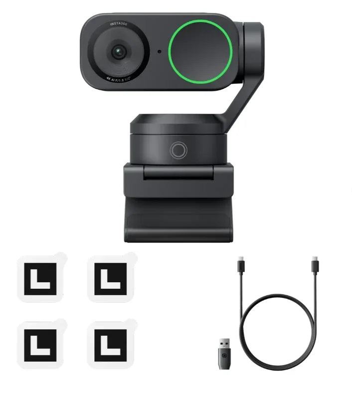 Webcam For Insta360 Link 2C Link2 Link Webcam 4K Webcam AI Tracking Noise-Canceling Gesture Control 4K30fps