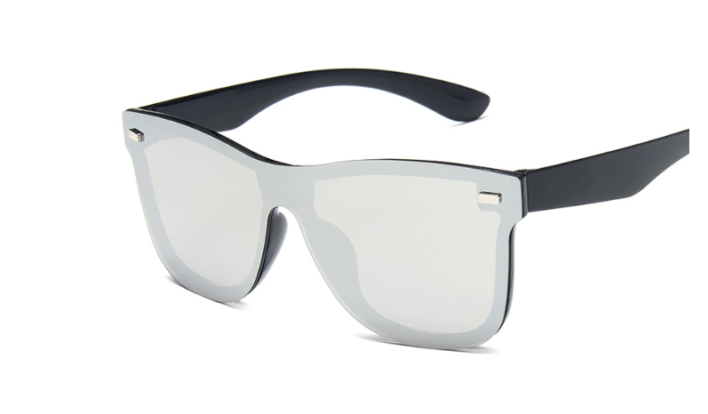 R&z - Sunglasses with Integrated Reflective Mirror"