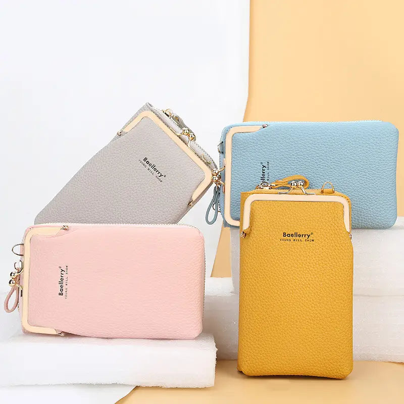 Fashionable Women’s Messenger Bag with Lock Wallet