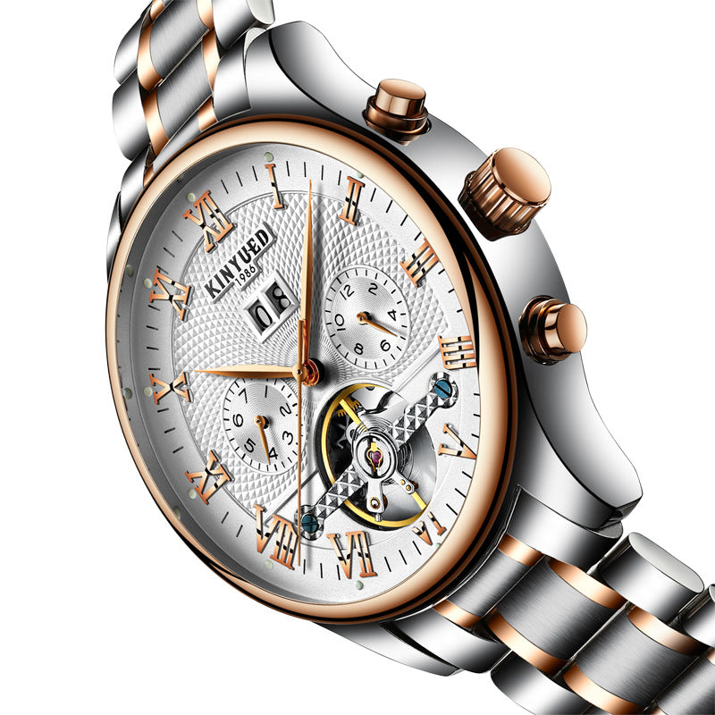 KINYUED Men's Multifunctional Automatic Mechanical Watch