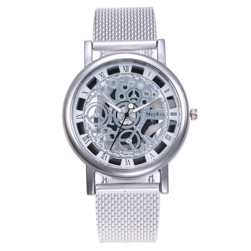 R&Z - Men's Hollow Mechanical Watch with Steel Band
