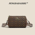 Women's Alphabet Print Shoulder Bag