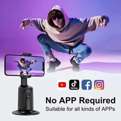 360° AI Face Tracking Phone Bracket Stabilizer