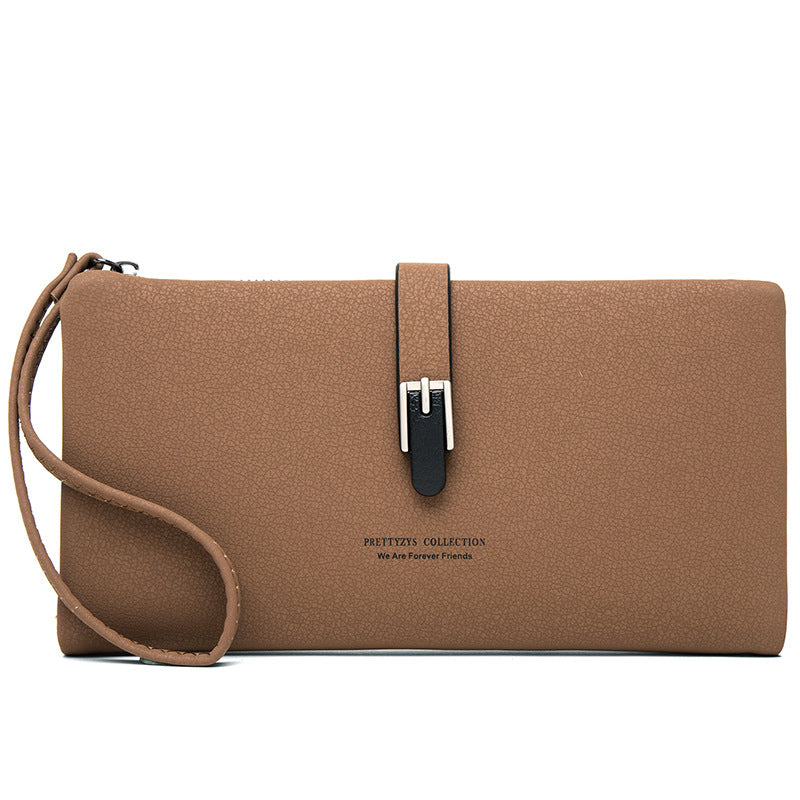 Long Simple Clutch Wallet for Women