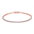 3mm 4mm Moissanite Tennis Bracelets 925 Sterling Silver Full Diamond with Gold Plated GRA Wedding Fine Jewelry for Women