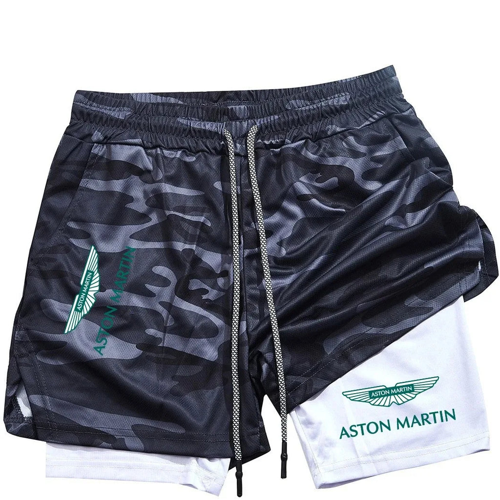 R&z - Aston Martin Logo Sport Shorts