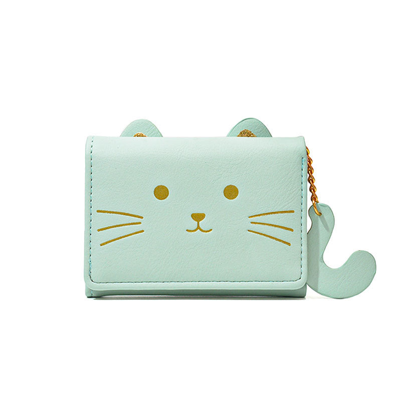 Cute Cartoon Female PU Wallet for Students