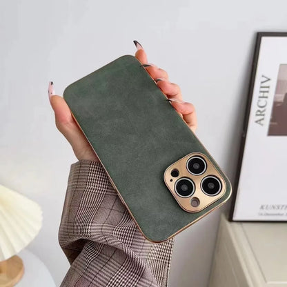 Leather-Textured iPhone Case | 11–16