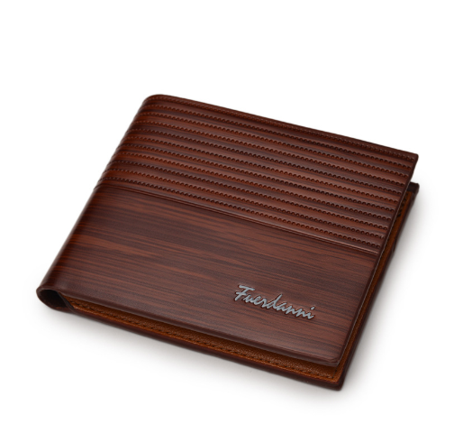 New Men's Short Wallet with Large Capacity Design
