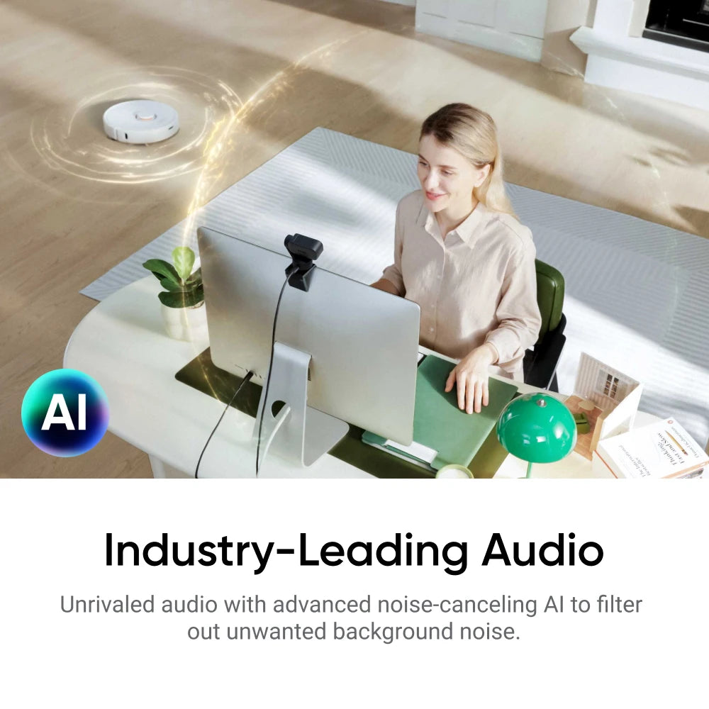 Insta360 Link 2 & Link 2C AI Smart 4K Resolution AI Noise-Canceling Tracking & Framing Smart Control True Focus