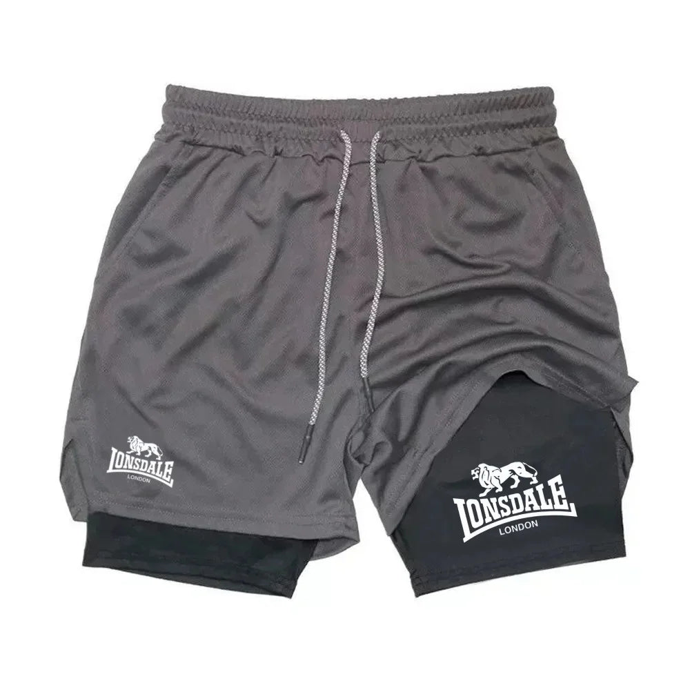 R&z - Shorts with Phone Pocket Towel Loop Summer Sport Athletic Activewear