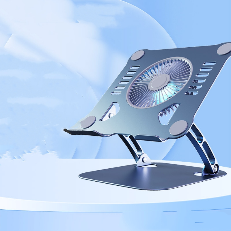 Adjustable Laptop Stand with Cooling Fan