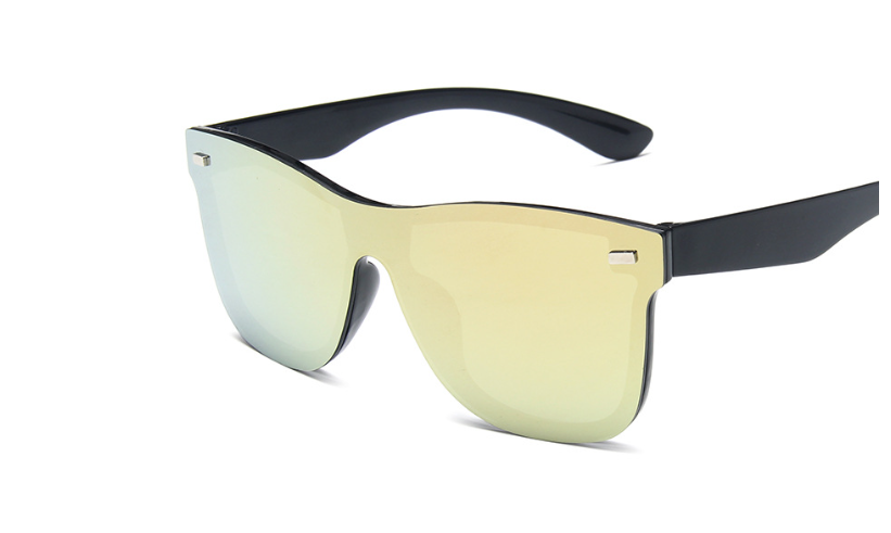 R&z - Sunglasses with Integrated Reflective Mirror"