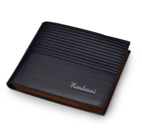 New Men's Short Wallet with Large Capacity Design