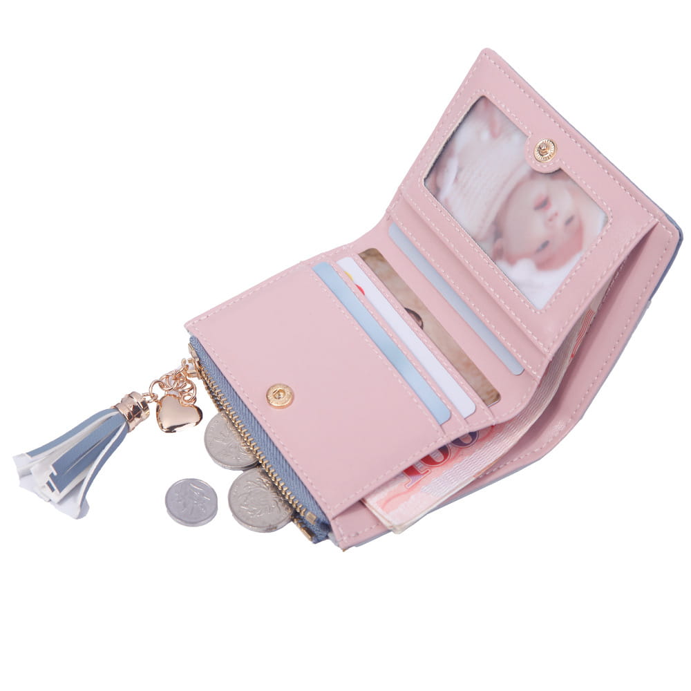 Fashionable Japanese & Korean Small Buckle Wallet for Women