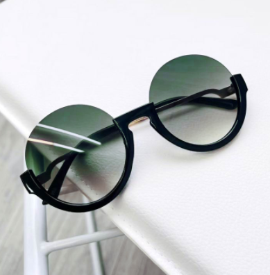 Half-Round Cat Eye Sunglasses