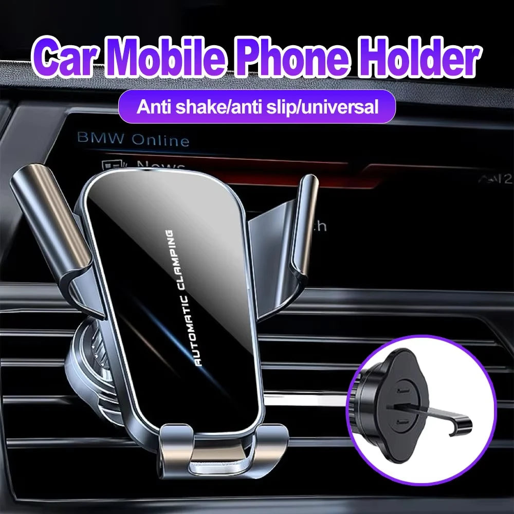 R&z - Holder Car Air Vent Clip Mount Mobile Cell Stand Smartphone GPS