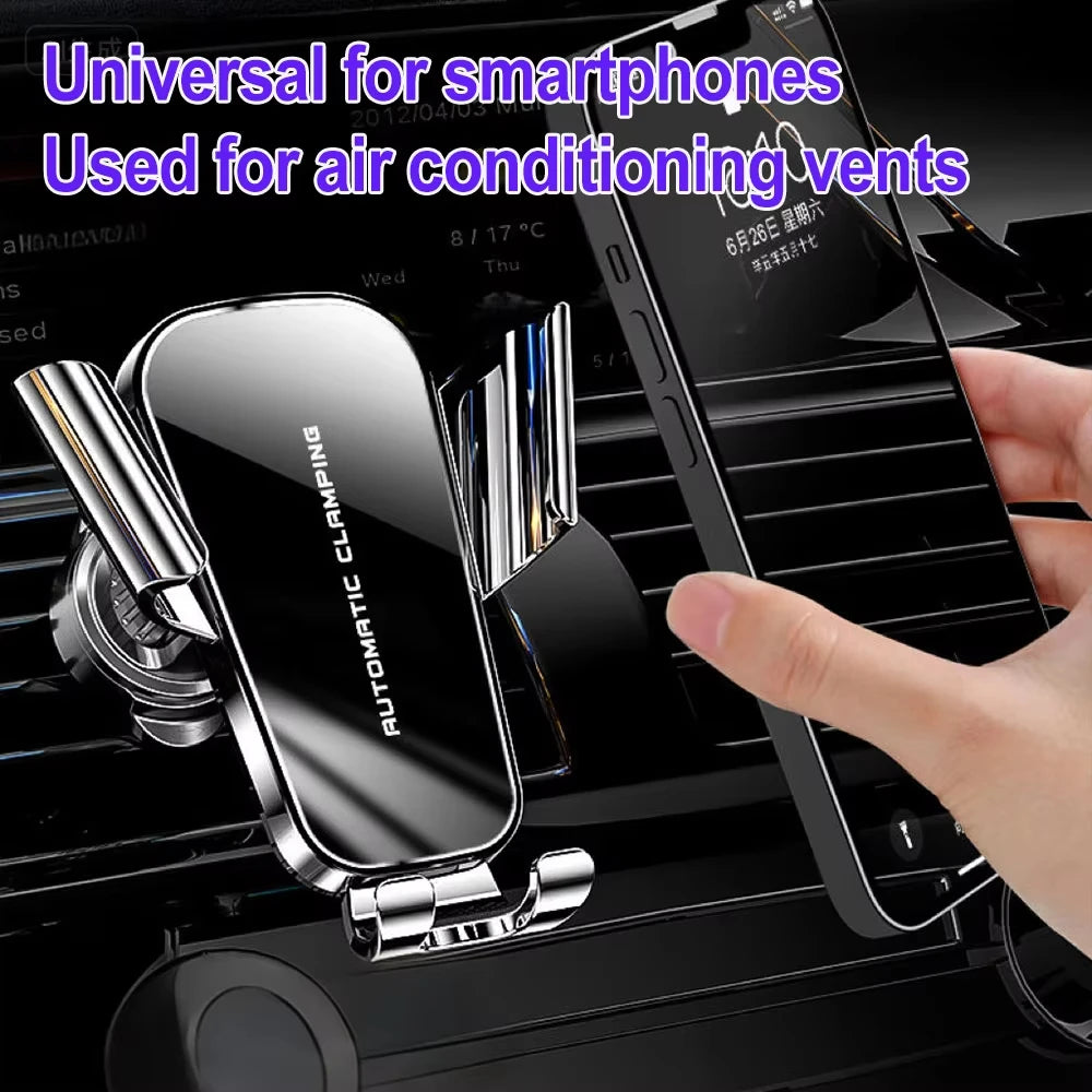 R&z - Holder Car Air Vent Clip Mount Mobile Cell Stand Smartphone GPS