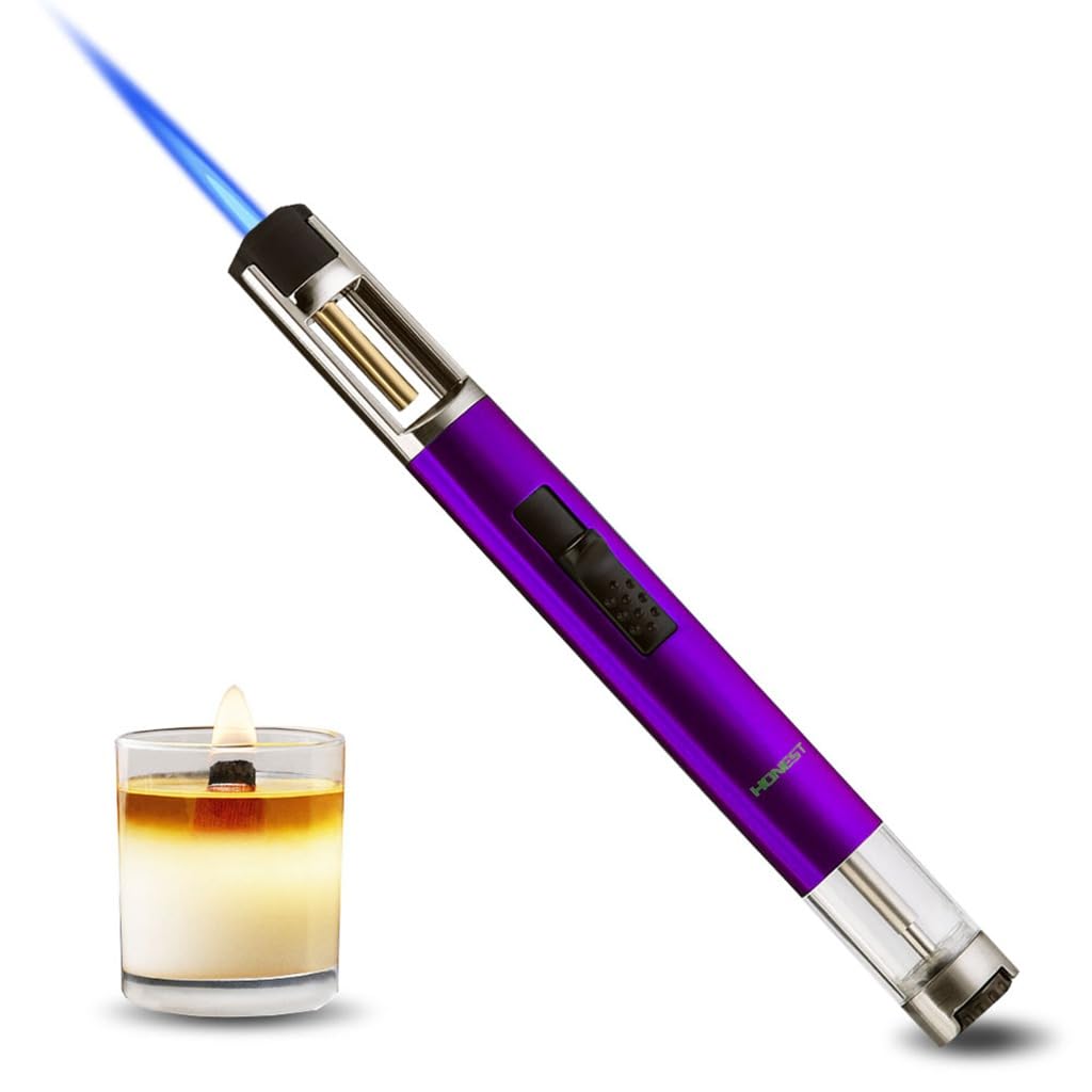 HONEST Torch Lighters Butane Lighters (Purple)