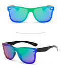 R&z - Sunglasses with Integrated Reflective Mirror"