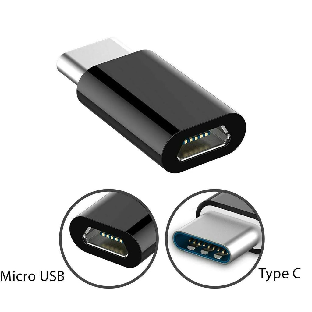 R&z - Type C Male Adapter OTG Converter Micro-B To USB-C Connector Charging Cable Adapter Phone Accessories