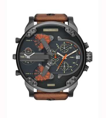 R&z - Watch with Leather Strap