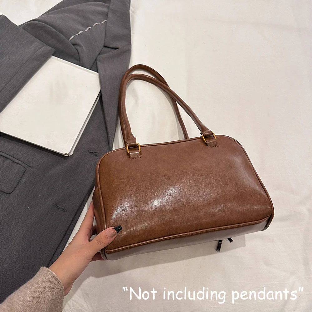 Women’s PU Leather Shoulder Bag Large Capacity