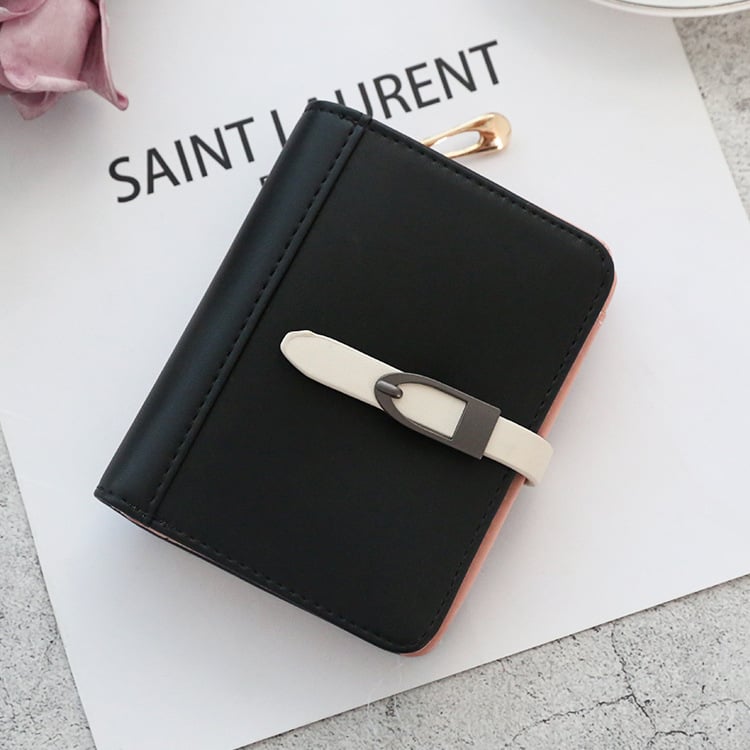 Classic Morandi Folding Card Wallet