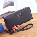 Large Capacity Casual Ladies Wallet with Lychee Pattern