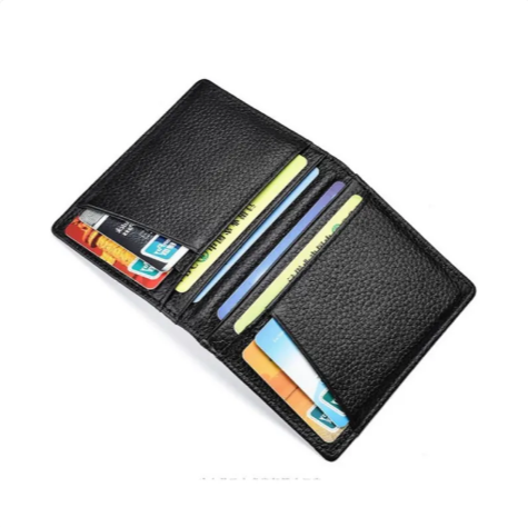 Slim Leather Credit Card Wallet