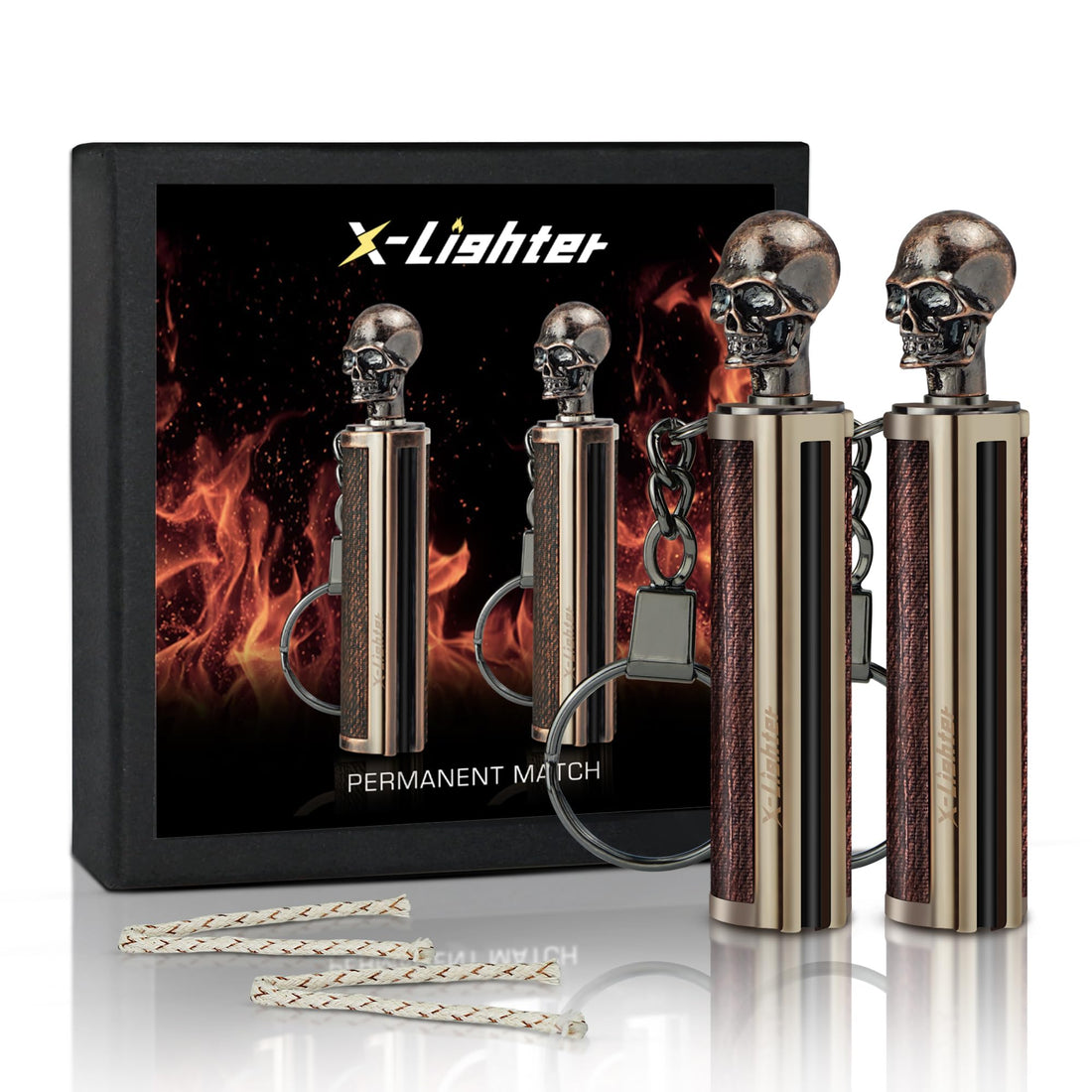 x-lighter Skull Match Strikers – 2 Pack