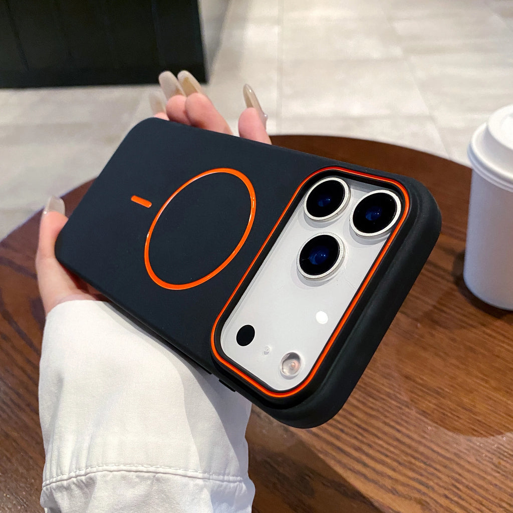 Ultrathin Simple For Magnetic Phone Case For iPhone 11 12 13 14 15 16 17 18 Pro Max Air Wireless Charging Soft Matte Phone Cover