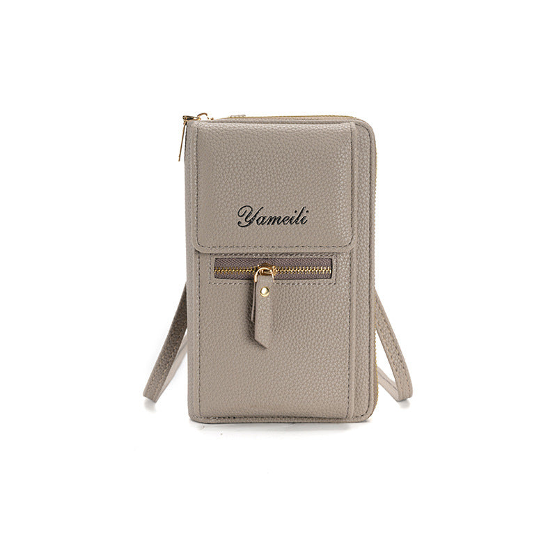 Lychee Pattern Multifunctional Zipper Wallet & Bag