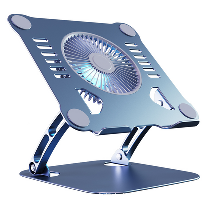 Adjustable Laptop Stand with Cooling Fan