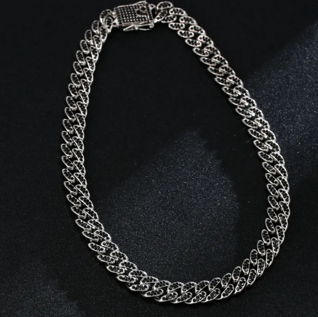 Full Diamond Inlaid Necklace - Trendy Statement Piece
