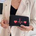 Foldable Canvas Student Wallet - Cute & Simple Design