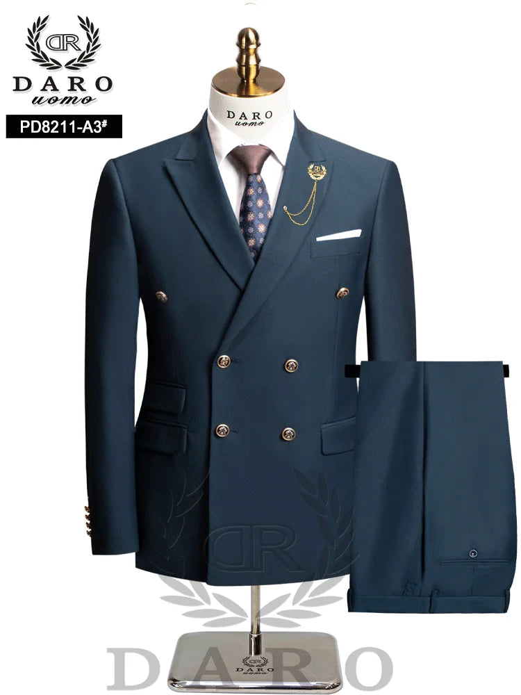 R&z - Slim Fit Formal Business Work Wear Suits 2Pcs Set (Jacket+Pants)
