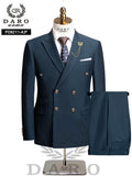 R&z - Slim Fit Formal Business Work Wear Suits 2Pcs Set (Jacket+Pants)