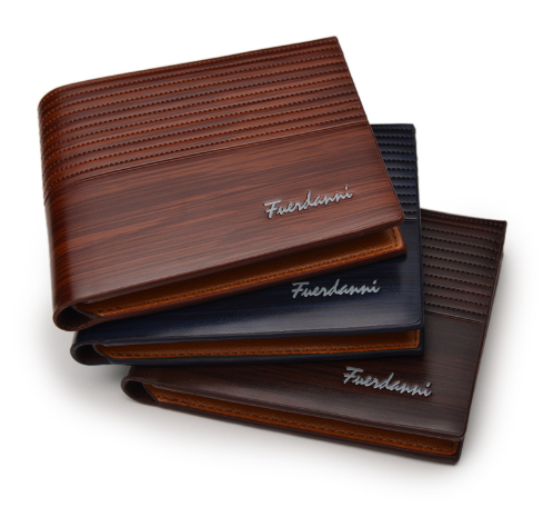 New Men's Short Wallet with Large Capacity Design