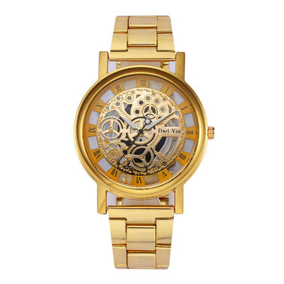 R&Z - Men's Hollow Mechanical Watch with Steel Band
