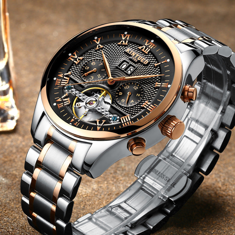 KINYUED Men's Multifunctional Automatic Mechanical Watch