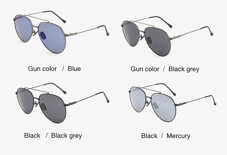 R&z - Metal Polarized Sunglasses W1189