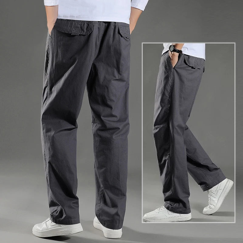 R&z - Men's Cargo Pants Summer Spring Cotton