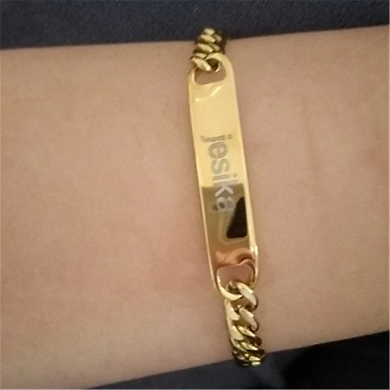 Custom Stainless Steel Bracelet Simple Casual Leather Woven Bracelet Engraved Titanium Leather Bracelet for Men Stainless Steel