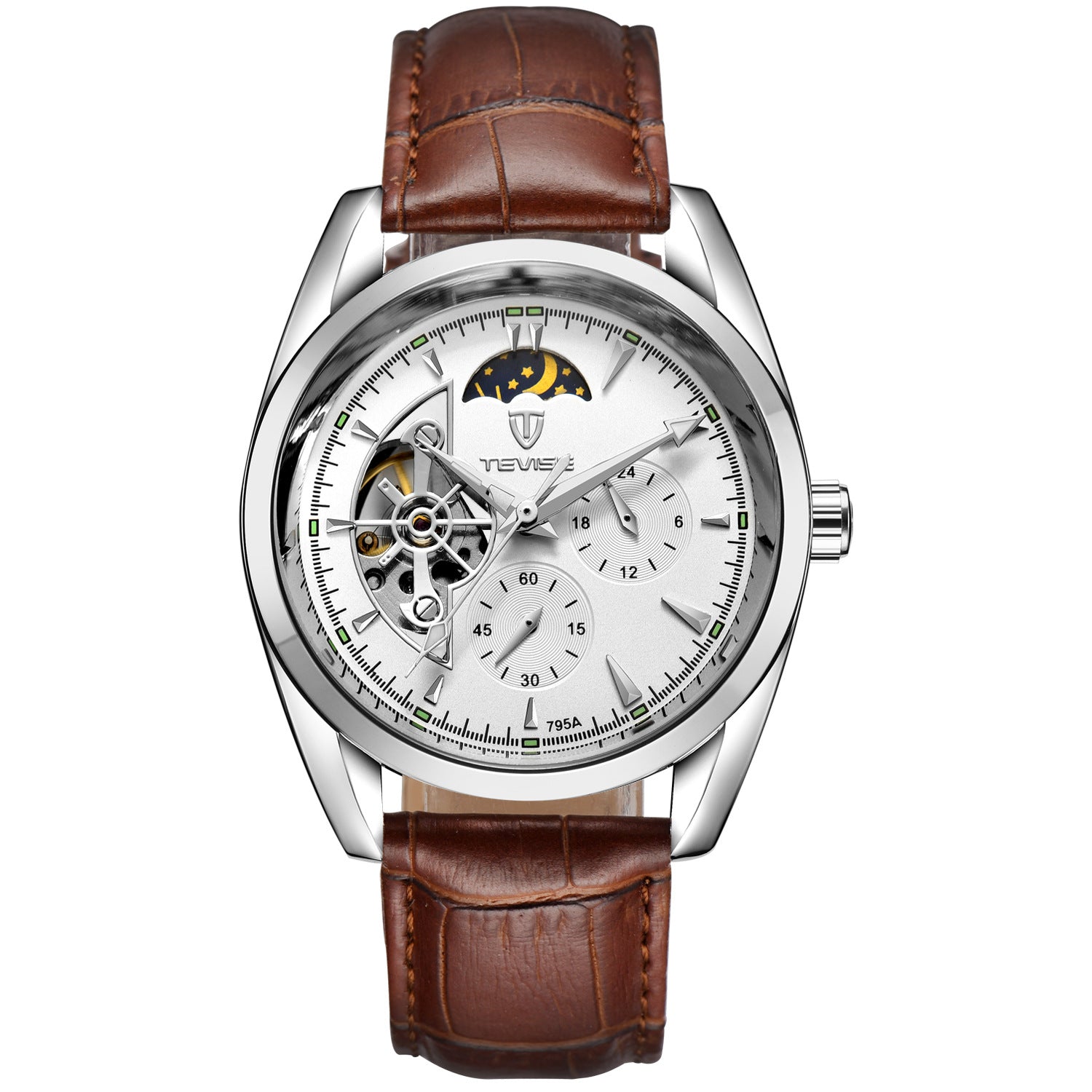 Men's Tourbillon Waterproof Automatic Mechanical Watch